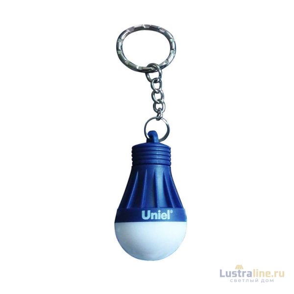 Фонарь-брелок светодиодный «Uniel» (UL-00004093) Uniel Standard Mini от батареек 55х30 S-KL023-T Blue