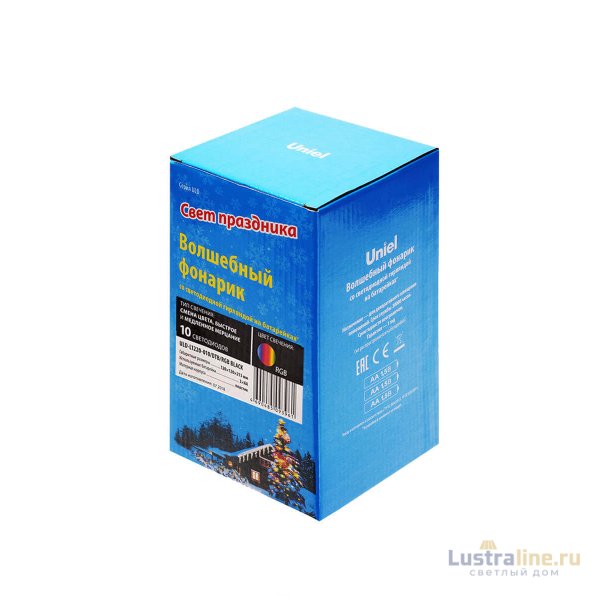 Переносной светодиодный фонарь (UL-00002309) Uniel 120х200 ULD-L1220-010/DTB/RGB Black Переносной светодиодный фонарь (UL-00002309) Uniel 120х200 ULD-L1220-010/DTB/RGB Black