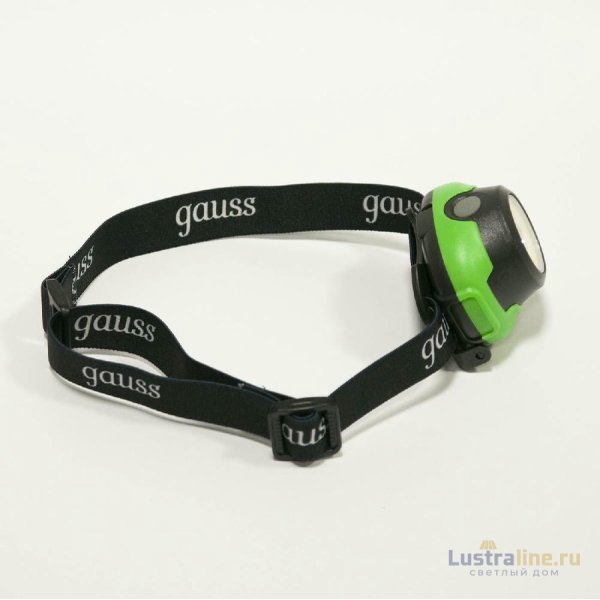 Налобный светодиодный фонарь Gauss от батареек 65х54 230 лм GF303 Налобный светодиодный фонарь Gauss от батареек 65х54 230 лм GF303
