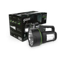 Прожекторный светодиодный фонарь Gauss аккумуляторный 205х140 400 лм GF602