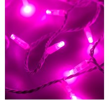 Светодиодная гирлянда Arlight ARD-String-Classic-10000-White-100LED-Flash PINK 025822