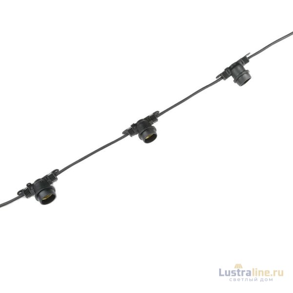 Гирлянда (UL-00006441) Uniel Belt-Light 220V UDL-K111 80/E27/20M IP65 BLACK BELT-LIGHT