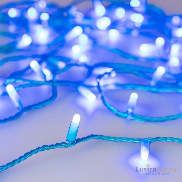 Светодиодная гирлянда Arlight ARD-String-Classic-10000-Blue-100LED-Milk-Flash Blue 031199