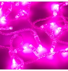 Светодиодная гирлянда Arlight ARD-String-Classic-10000-Clear-100LED-Flash PINK 025792