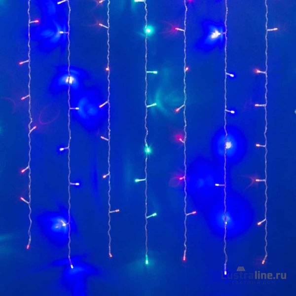 Уличная светодиодная гирлянда (UL-00007216) Uniel занавес 220V разноцветный ULD-C3020-240/TTK Multi IP44 Уличная светодиодная гирлянда (UL-00007216) Uniel занавес 220V разноцветный ULD-C3020-240/TTK Multi IP44