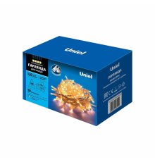 Уличная светодиодная гирлянда (UL-00007203) Uniel 220V теплый белый ULD-S1000-120/SWK Warm White IP67