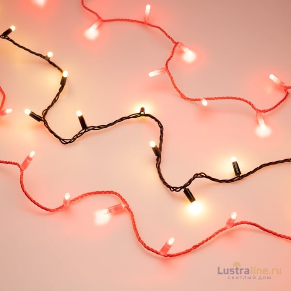 Светодиодная гирлянда Arlight ARD-String-Classic-10000-Black-100LED-Milk-Std Warm 028209