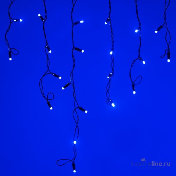 Светодиодная гирлянда Arlight ARD-Edge-Classic-2400x600-Black-88LED-Flash Blue 026010