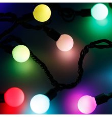 Светодиодная гирлянда Arlight ARD-Ball-Pro-D23-10000-Black-80LED RGB 025622