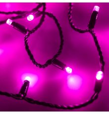 Светодиодная гирлянда Arlight ARD-String-Classic-10000-Black-100LED-Std PINK 025806