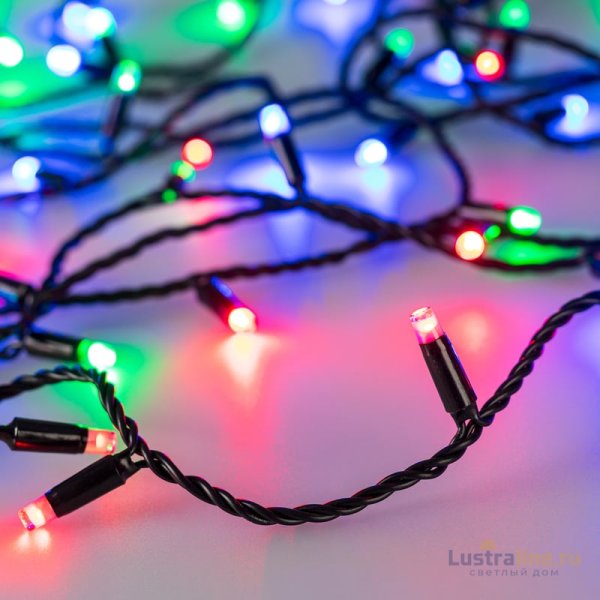 Светодиодная гирлянда Arlight ARD-String-Classic-10000-Black-95LED-Live RGBW-DMX 031743 Светодиодная гирлянда Arlight ARD-String-Classic-10000-Black-95LED-Live RGBW-DMX 031743