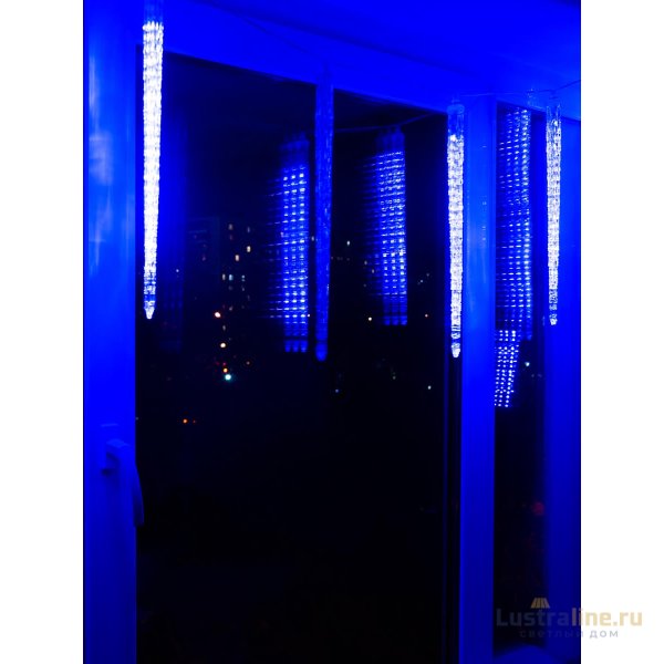Светодиодная гирлянда (11125) Uniel занавес Сосульки 220V синий ULD-E3005-300/DTK BLUE IP44 ICICLE