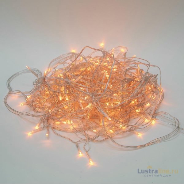 Уличная гирлянда Uniel ULD-B12006-195/TTK AMBER IP44 UL-00010883
