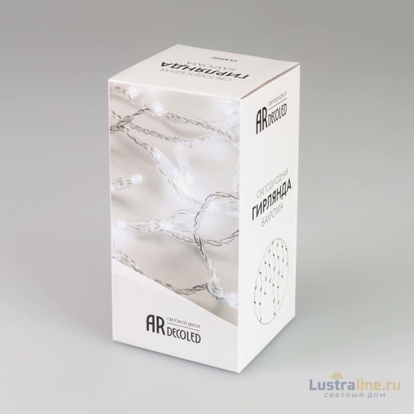 Светодиодная гирлянда Arlight ARD-Edge-Classic-2400x600-Clear-88LED-Flash Rose Gold 031189