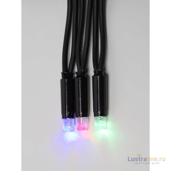 Уличная светодиодная гирлянда (UL-00003943) Uniel разноцветный ULD-S1000-120/TBK Multi IP67