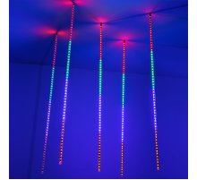 Светодиодная гирлянда Arlight ARD-Icefall-Classic-D12-1000-5PCS-Clear-120LED-Live RGB 026056