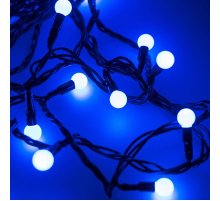 Светодиодная гирлянда Arlight ARD-Ball-Classic-D13-5000-Black-50LED Blue 025564