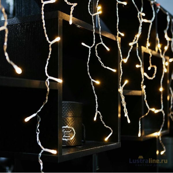 Уличная гирлянда Uniel ULD-B6007-200/STK WARM WHITE IP44 UL-00010889
