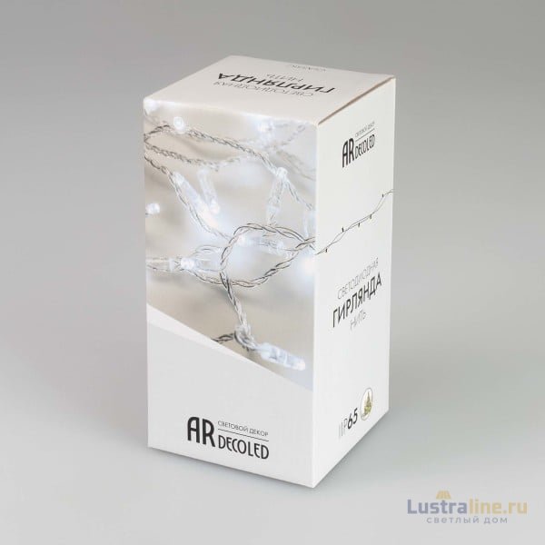Светодиодная гирлянда Arlight ARD-String-Classic-10000-Clear-100LED-Flash Azure 025784 Светодиодная гирлянда Arlight ARD-String-Classic-10000-Clear-100LED-Flash Azure 025784