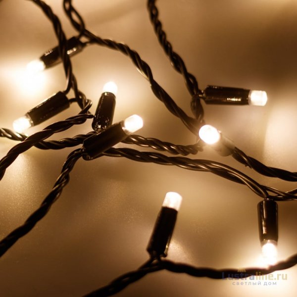 Светодиодная гирлянда Arlight ARD-String-Pro-10000-Green-100LED-Flash Warm 025855