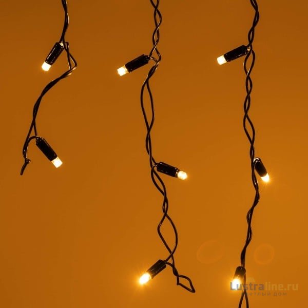 Светодиодная гирлянда Arlight ARD-Edge-Classic-2400x600-Black-88LED-Flash Warm/Warm 031192