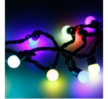 Светодиодная гирлянда Arlight ARD-Ball-Classic-D17.5-20000-Black-200LED RGB 025592