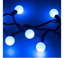 Светодиодная гирлянда Arlight ARD-Ball-Classic-D23-10000-Black-80LED Blue 025600