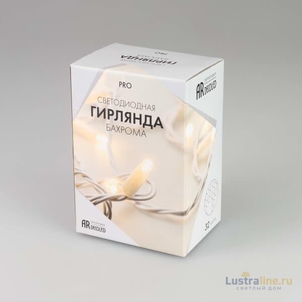 Светодиодная гирлянда Arlight ARD-Edge-Pro-4000x600-Black-128LED-Milk-Flash Warm 034128