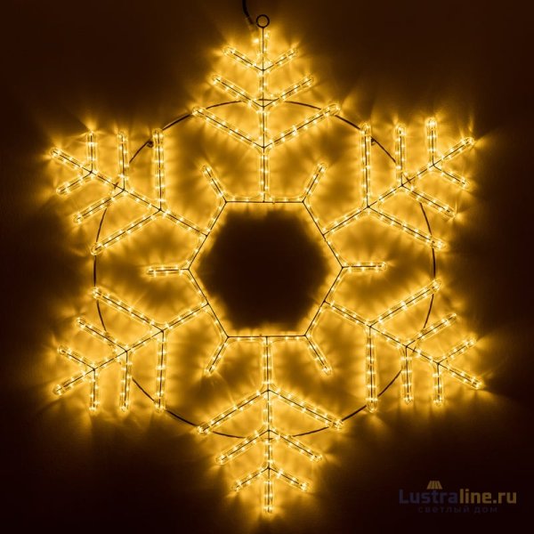 Фигура Arlight ARD-Snowflake-M10-1000x900-576LED Warm 034259