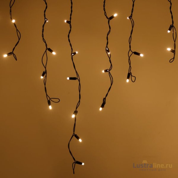 Светодиодная гирлянда Arlight ARD-Edge-Classic-2400x600-Black-88LED-Std Warm 026013