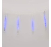 Уличная светодиодная гирлянда (11123) Uniel занавес Падающие звезды 220V синий ULD-E2405-240/DTK BLUE IP44 METEOR