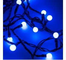 Светодиодная гирлянда Arlight ARD-Ball-Classic-D13-10000-Black-100LED Blue 025570