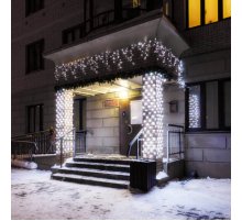 Светодиодная гирлянда Arlight ARD-Edge-Classic-2400x600-Black-88LED-Milk-Flash White 034125