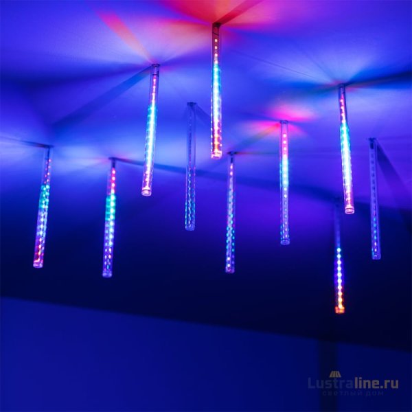 Светодиодная гирлянда Arlight ARD-Icefall-Classic-D12-200-10PCS-Clear-32LED-Live RGB 026045