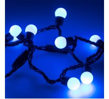 Светодиодная гирлянда Arlight ARD-Ball-Classic-D17.5-20000-Black-200LED Blue 025589
