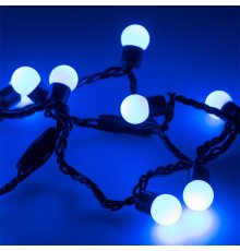 Светодиодная гирлянда Arlight ARD-Ball-Classic-D17.5-20000-Black-200LED Blue 025589