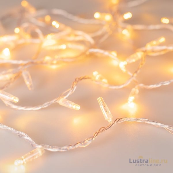 Светодиодная гирлянда Arlight ARD-String-Classic-1000-Clear-100LED-Pulse Yellow 031642