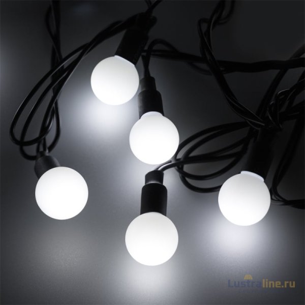 Светодиодная гирлянда Arlight ARD-Ball-Classic-D23-20000-Black-160LED White 025630