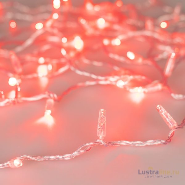 Светодиодная гирлянда Arlight ARD-String-Classic-1000-Clear-100LED-Pulse Red 031639
