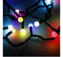 Светодиодная гирлянда Arlight ARD-Ball-Classic-D13-10000-Black-100LED RGB 025573