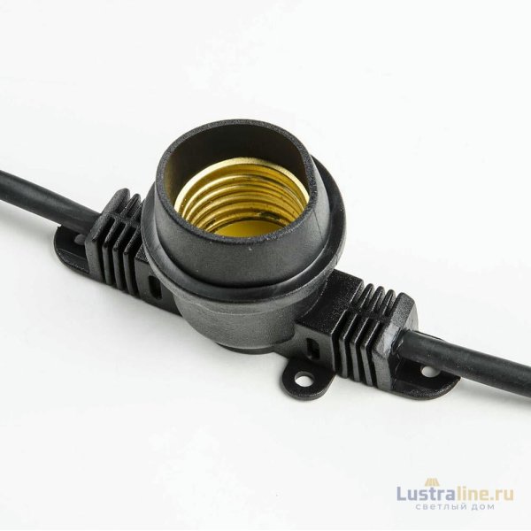Гирлянда (UL-00006441) Uniel Belt-Light 220V UDL-K111 80/E27/20M IP65 BLACK BELT-LIGHT