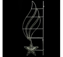 Светодиодная консоль Звезда с российским флагом Laitcom (LTC) KM9-06 Светодиодная консоль Звезда с российским флагом Laitcom (LTC) KM9-06