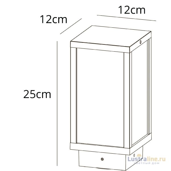 Ландшафтный светильник Arte Lamp Pot A1631FN-1BK Ландшафтный светильник Arte Lamp Pot A1631FN-1BK