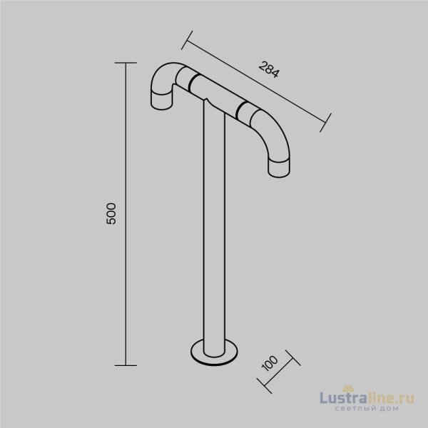 Ландшафтный светильник Maytoni Sleek O477FL-L4GF3K