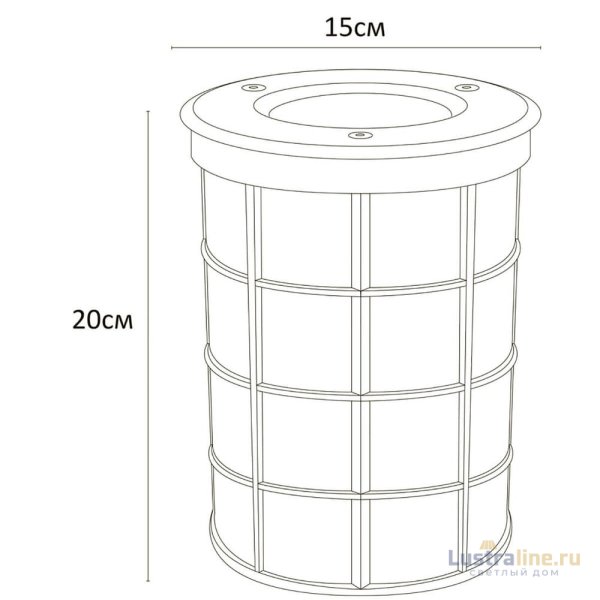 Уличный светильник Arte Lamp Piazza A6014IN-1SS