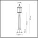 Уличный светильник Odeon Light Mavret 4961/1F