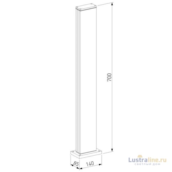 Ландшафтный светильник Elektrostandard Flat 4690389172441 Ландшафтный светильник Elektrostandard Flat 4690389172441