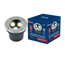 Ландшафтный светодиодный светильник (UL-00006820) Uniel ULU-B10A-3W/2700K IP67 Grey