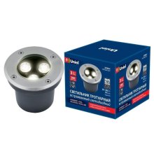 Ландшафтный светодиодный светильник (UL-00006820) Uniel ULU-B10A-3W/2700K IP67 Grey
