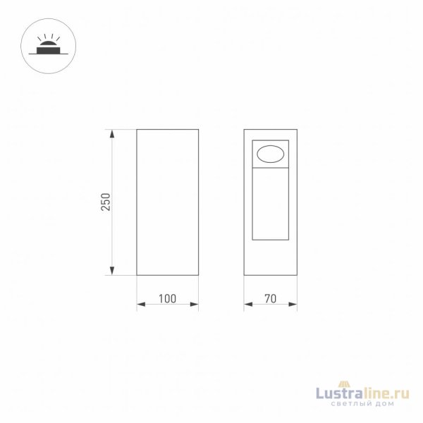 Садовый светильник Arlight Lgd-mark-boll 029975